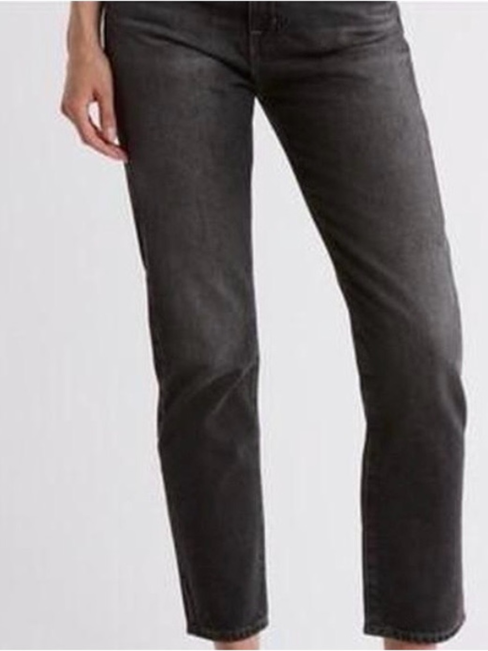 AG Adriano Goldschmield Size 30 Black Ex-Boyfriend Slouchy Slim Jeans NEW